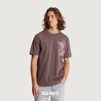 T-shirt van jersey met artwork