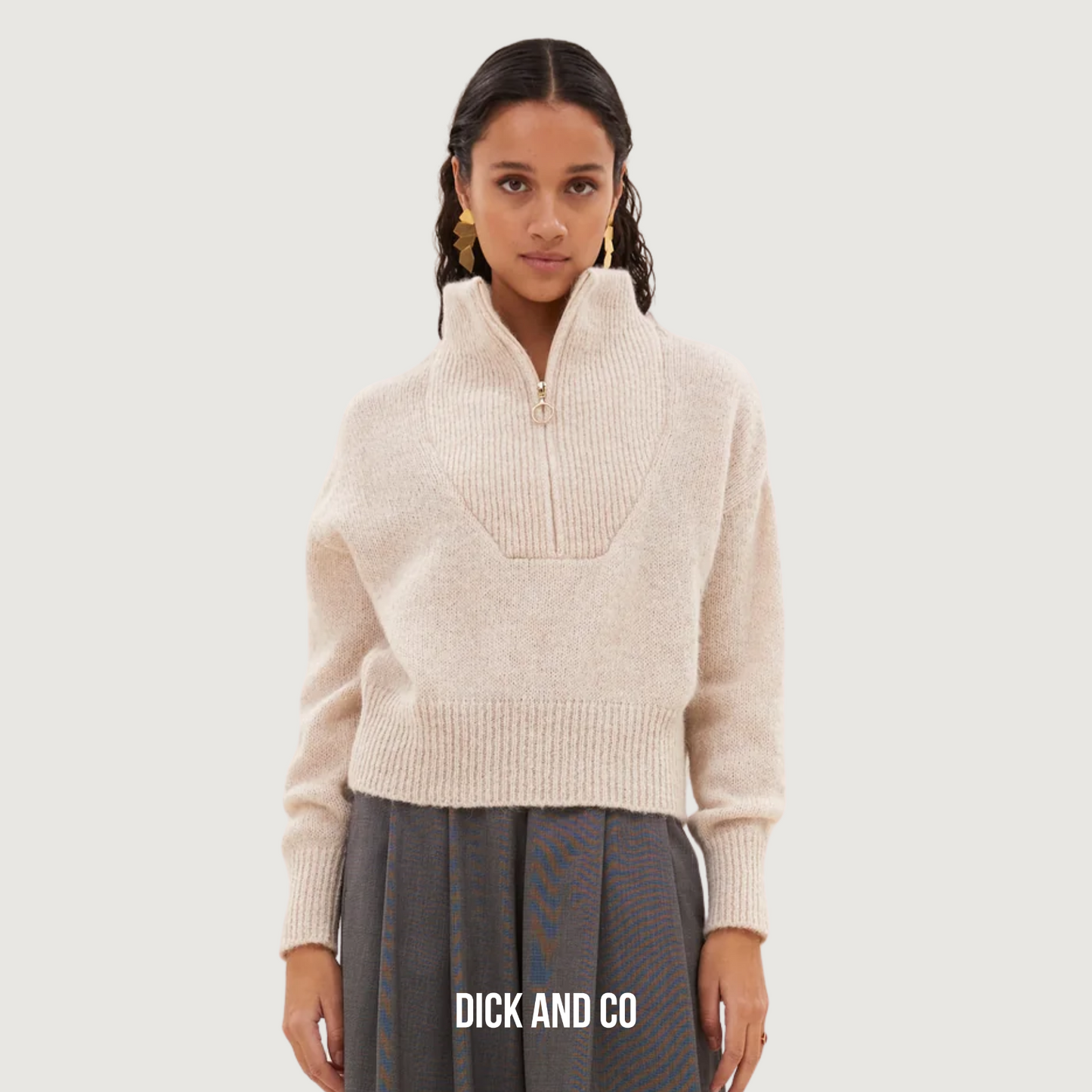 Boxy Beu Pullover