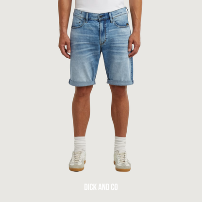 G-STAR Mosa short in de kleur blauw (midden blauw)