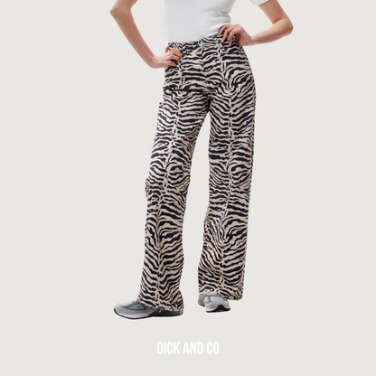 Loose fit zebra jeans (2503023207)