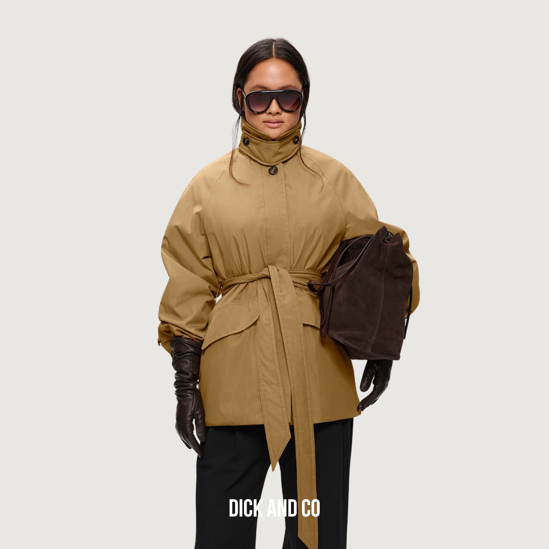ELVINE Roya jas in de kleur beige (bronze)