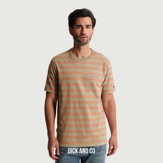 T-shirt van jersey met streeppatroon