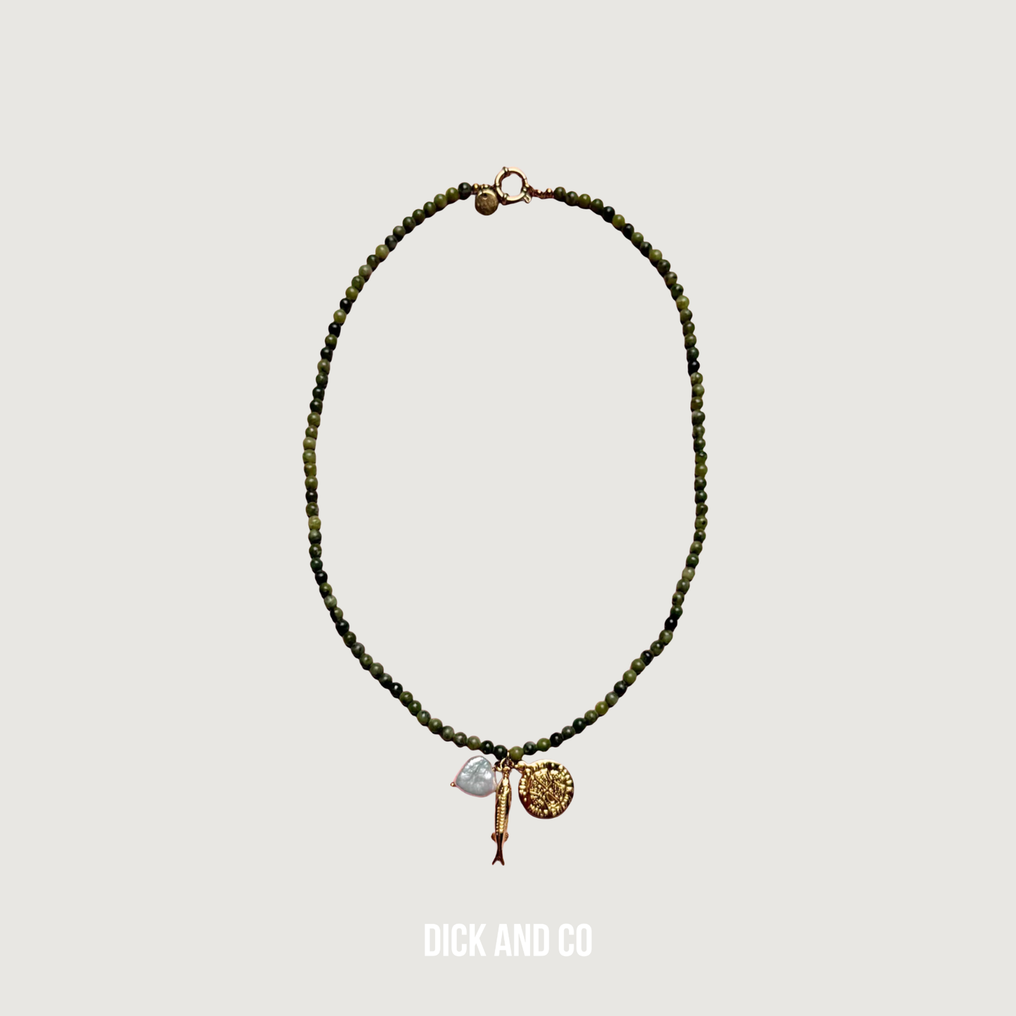 Kaki Pendant Trio Necklace