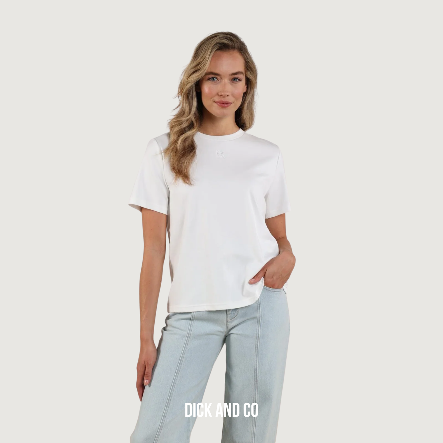 NUKUS Luna shirt t-shirt in de kleur wit (off white)