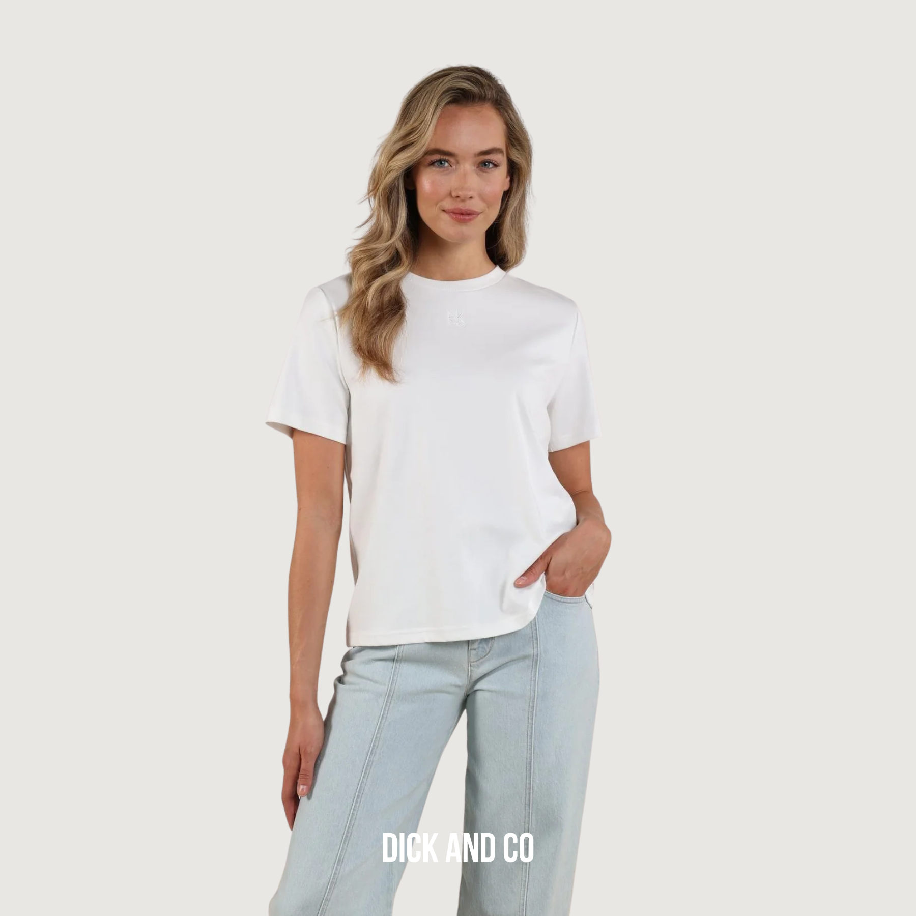 NUKUS Luna shirt t-shirt in de kleur wit (off white)