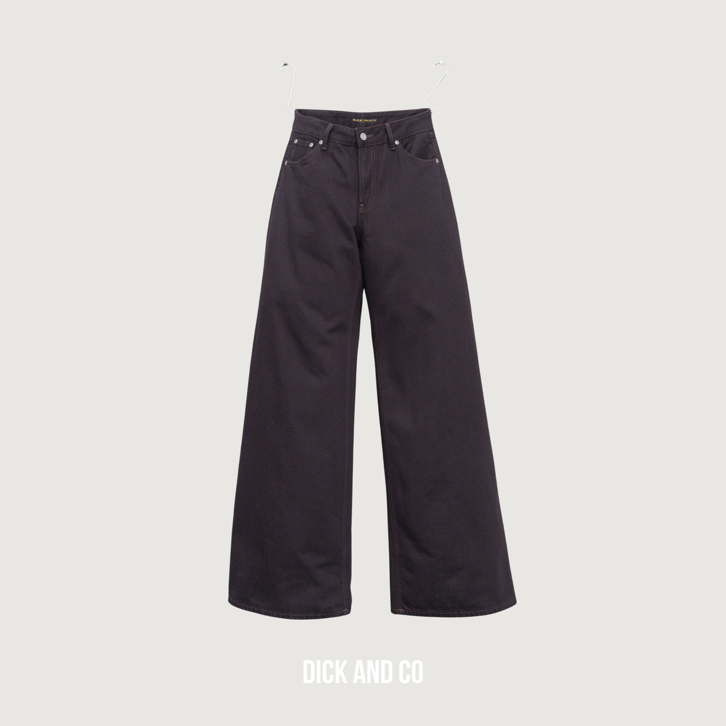 NUDIE Sonic Sue jeans in de kleur blauw (deep brown)