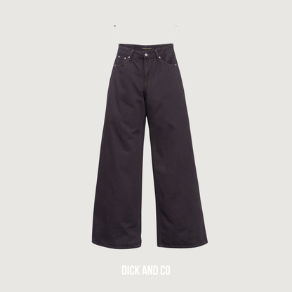 NUDIE Sonic Sue jeans in de kleur blauw (deep brown)