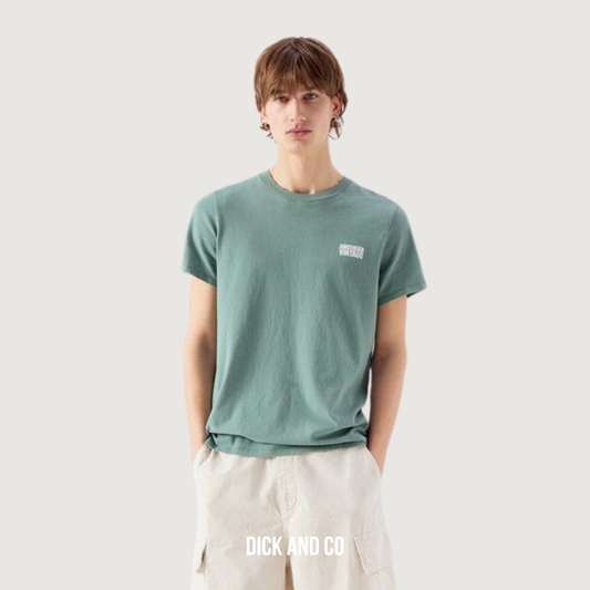 AMERICAN VINTAGE Ykobow t-shirt in de kleur groen (brandnetel)