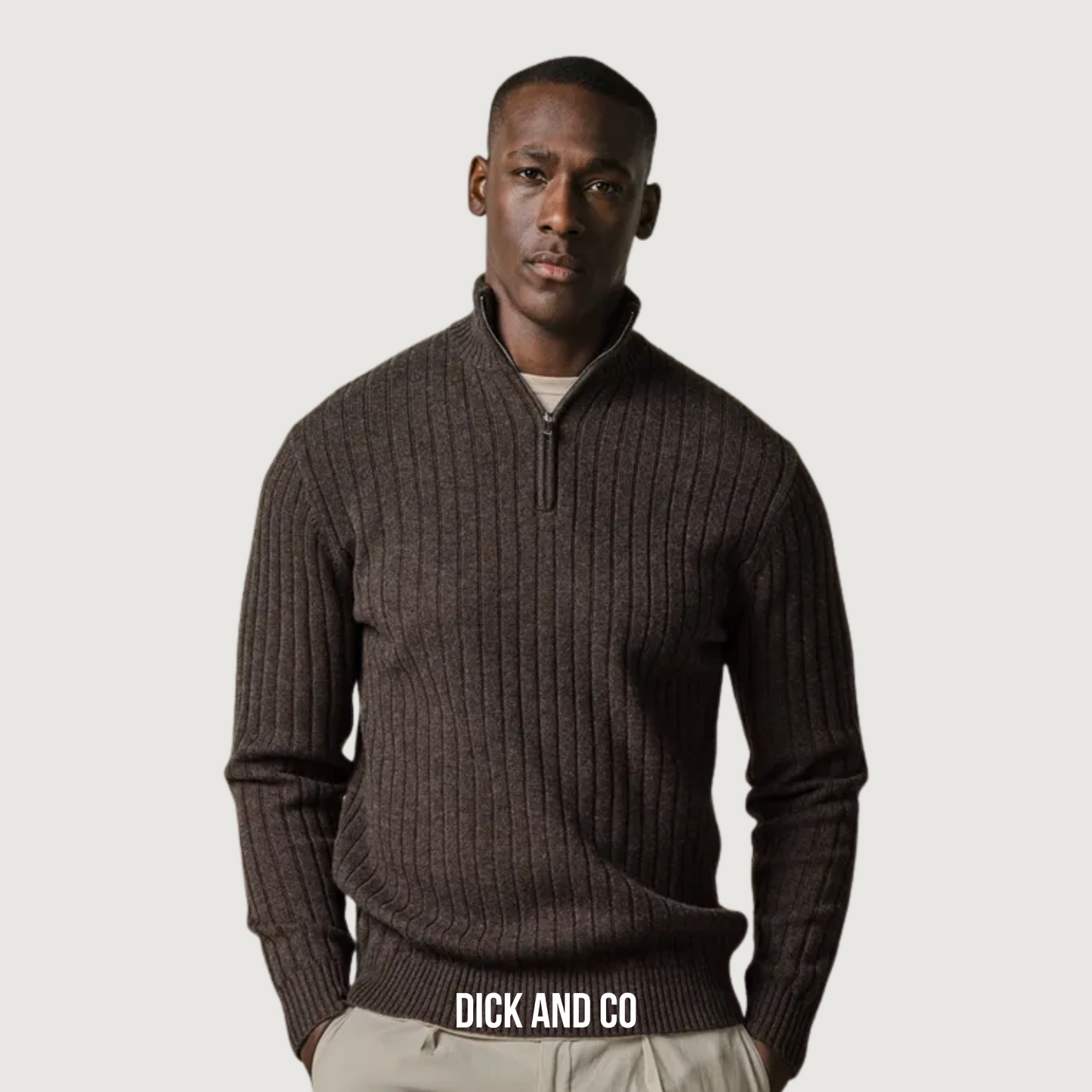 Rib half zip (Ppwj30019B)