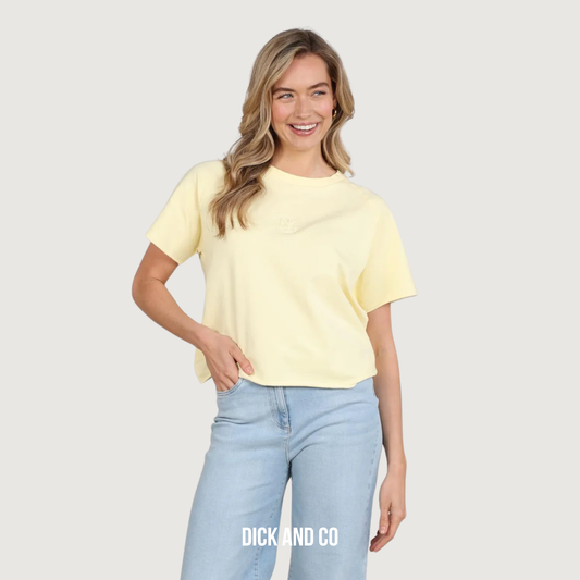 NUKUS Rosanne shirt in de kleur geel (sun)