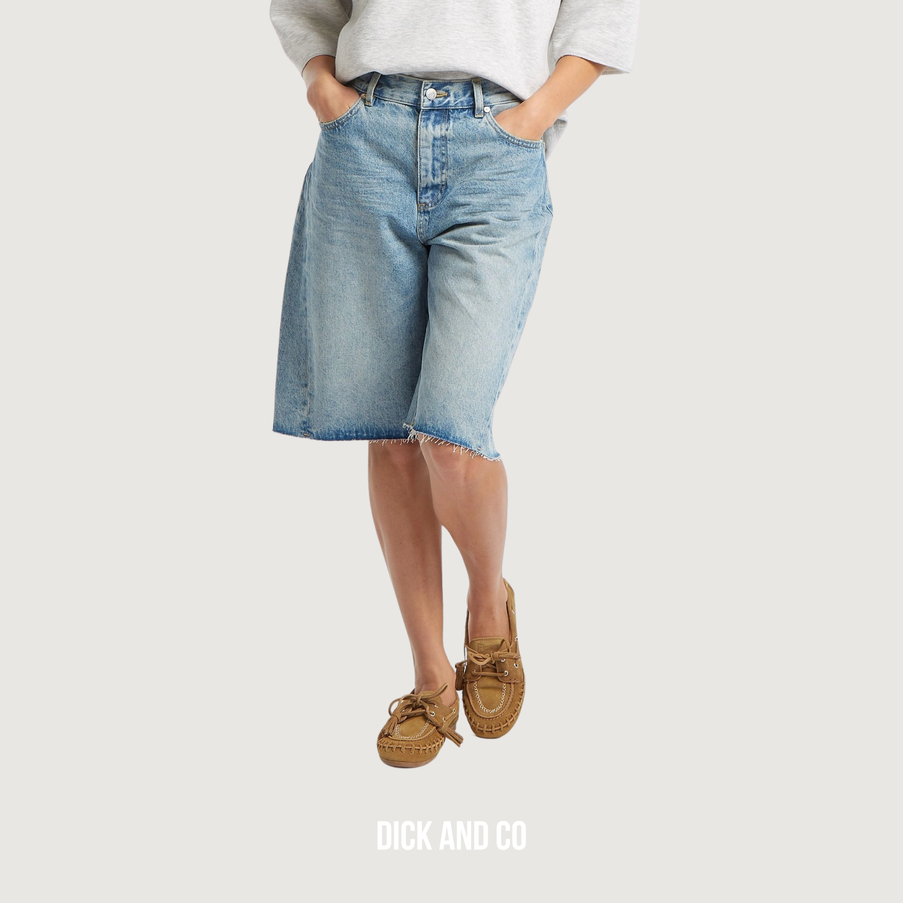 CIRCLE OF TRUST Tatum short in de kleur blauw (sea note blue wash)