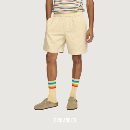 RVLT Linen short in de kleur beige (offwhite)