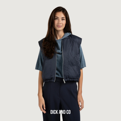 Omkeerbare gewatteerde bodywarmer (02-021005-508)