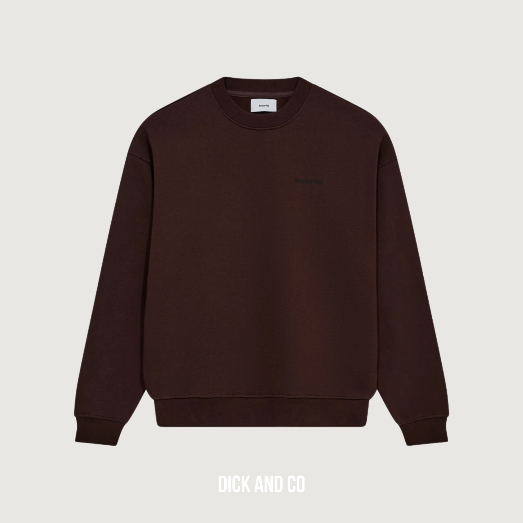 RESTERÖDS Sweater 'drake' in de kleur bruin (brown)