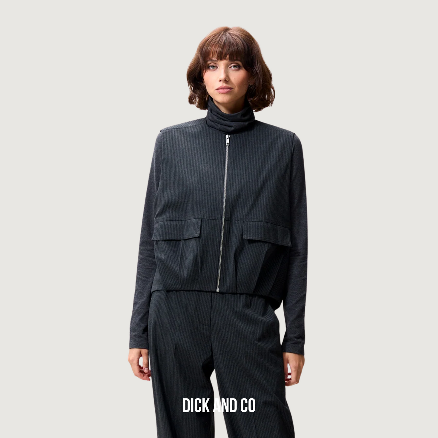 Pinstripe bodywarmer (2504022402)