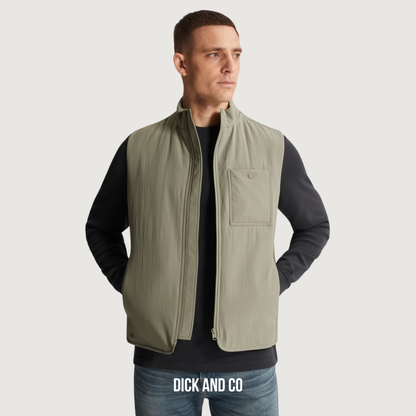 Bodywarmer met ritssluiting