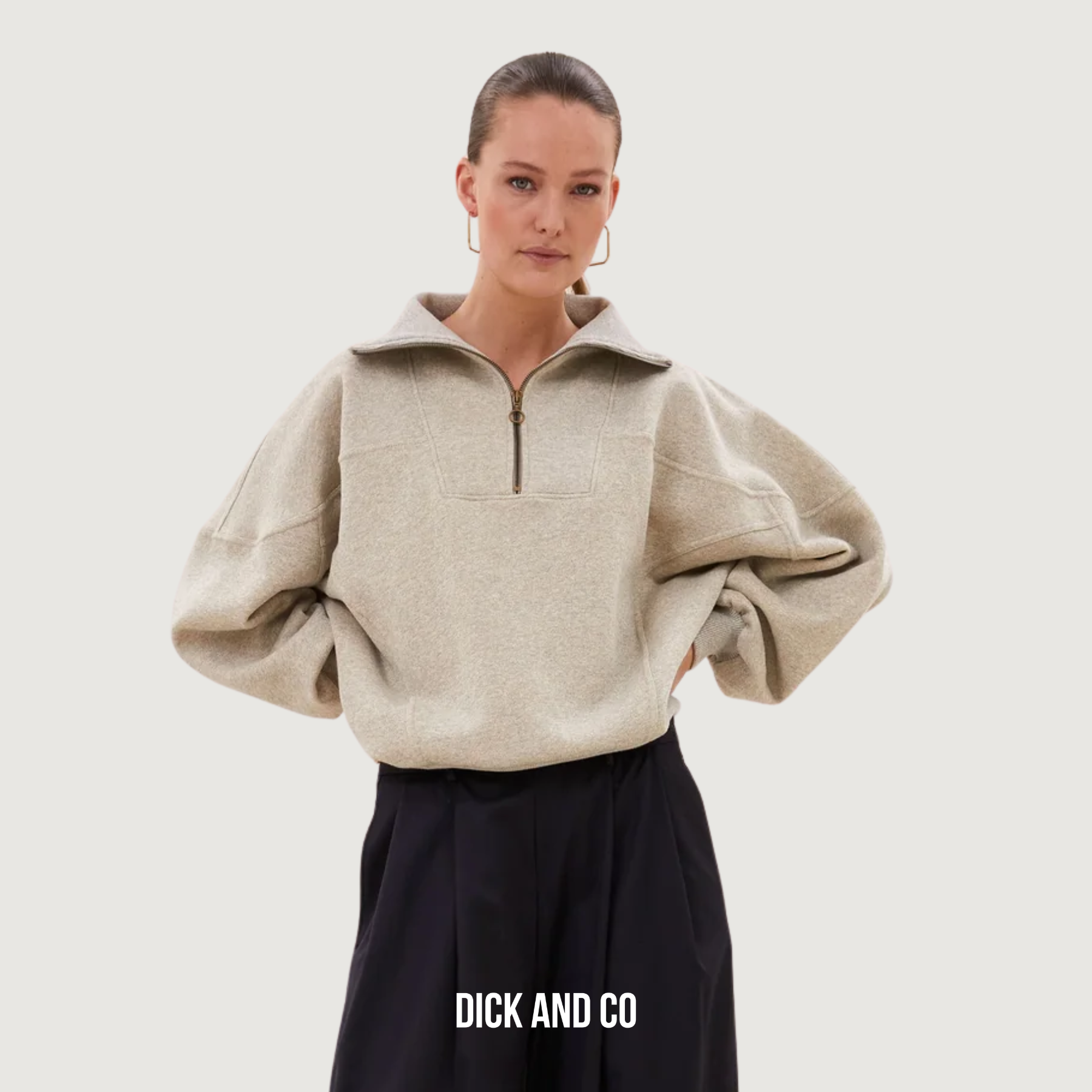 BY-BAR Roos sparkle sweater in de kleur beige (gold)