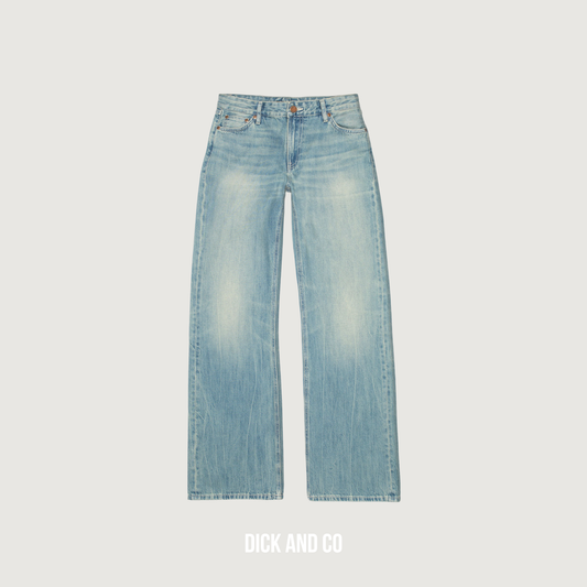 NUDIE Wide Heidi jeans in de kleur blauw (drift wood)