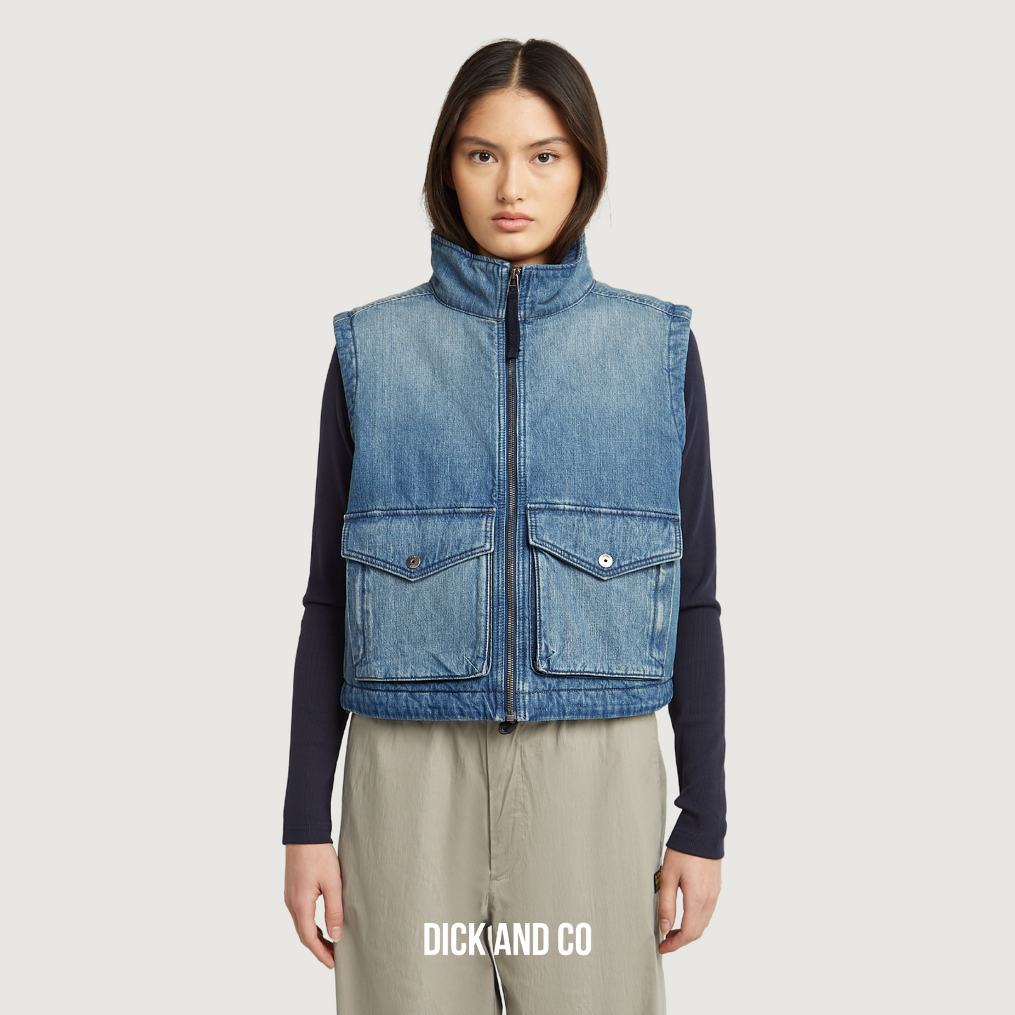 2-Pkt Padded Zip vest