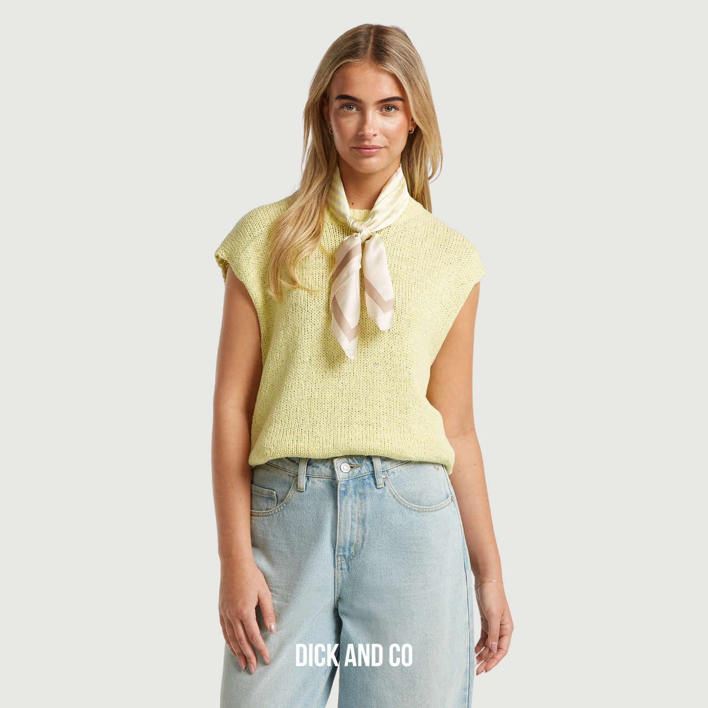 CIRCLE OF TRUST Brooke Knit in de kleur geel (lime light)