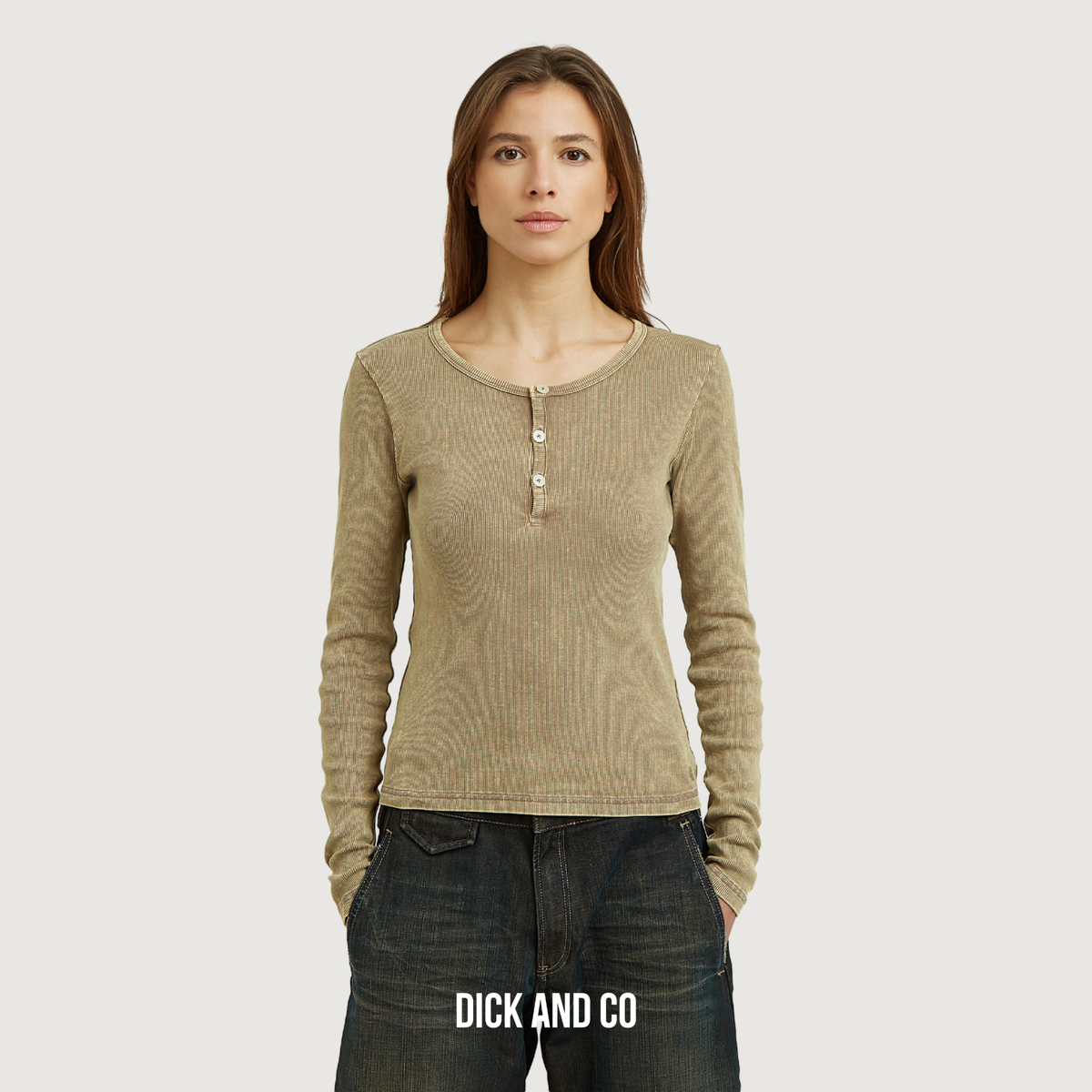 Vintage Slim Henley