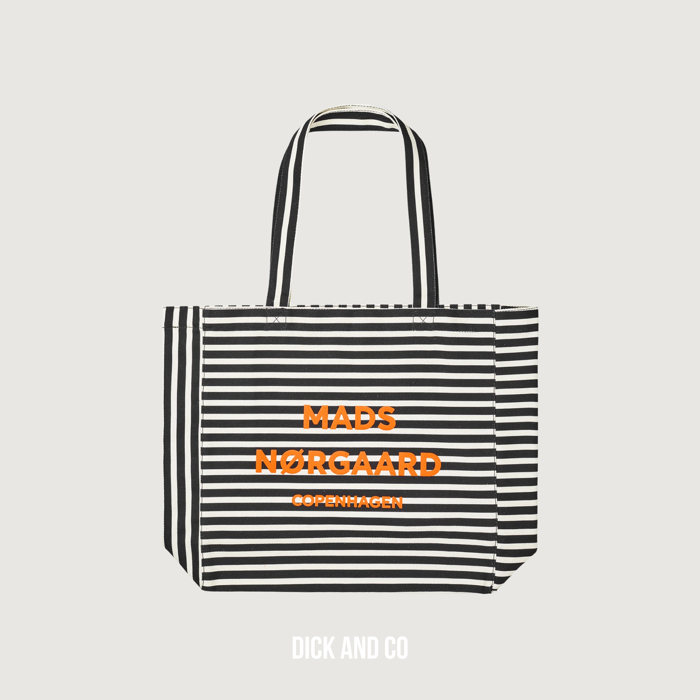 MADS NORGAARD Boutiqno Athene AOP Bag tas in de kleur zwart (black/white)