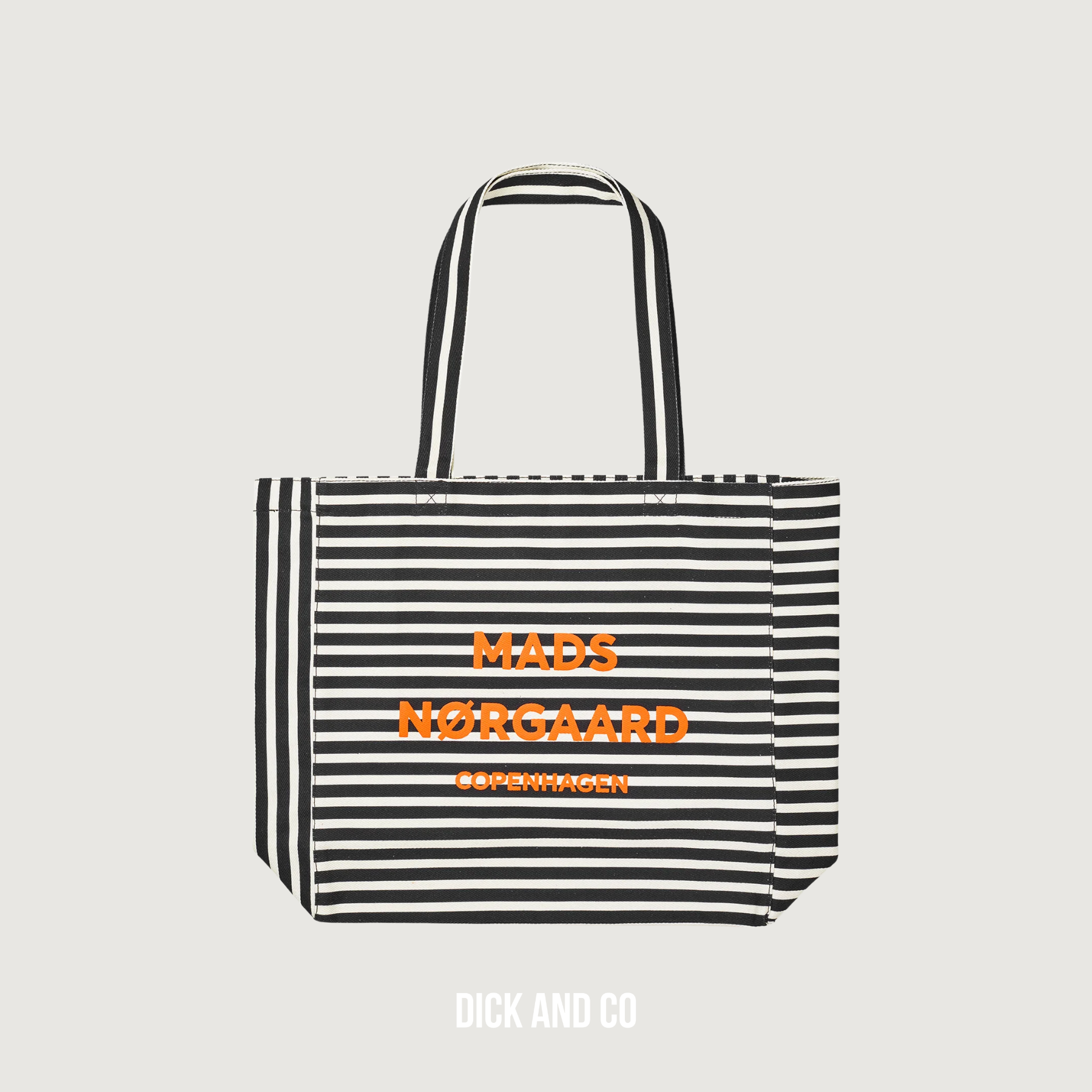 MADS NORGAARD Boutiqno Athene AOP Bag tas in de kleur zwart (black/white)