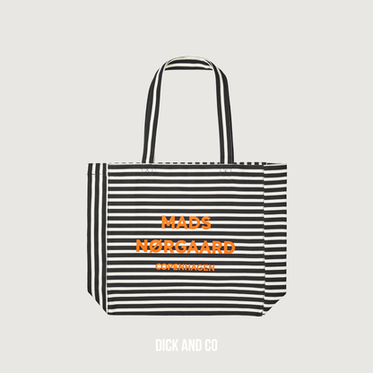 MADS NORGAARD Boutiqno Athene AOP Bag tas in de kleur zwart (black/white)