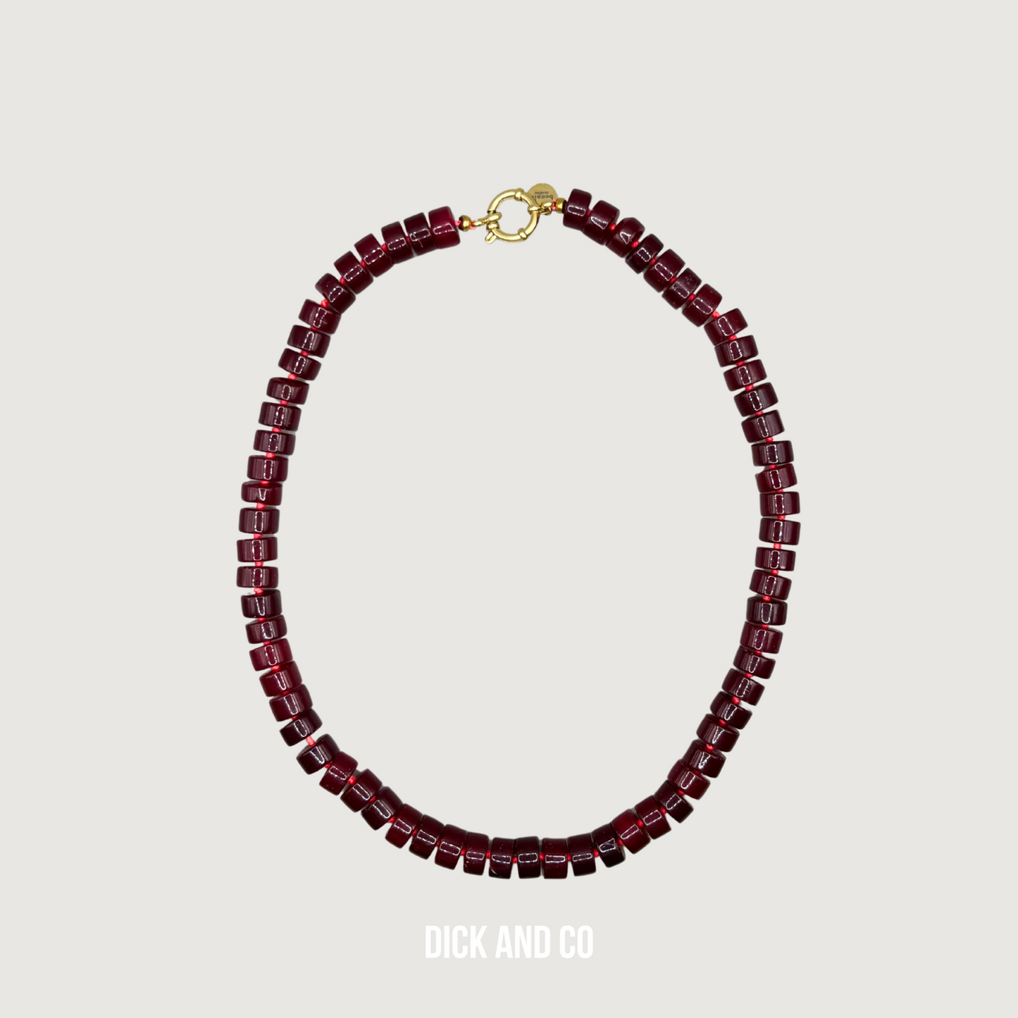 Phil Burgundy ketting