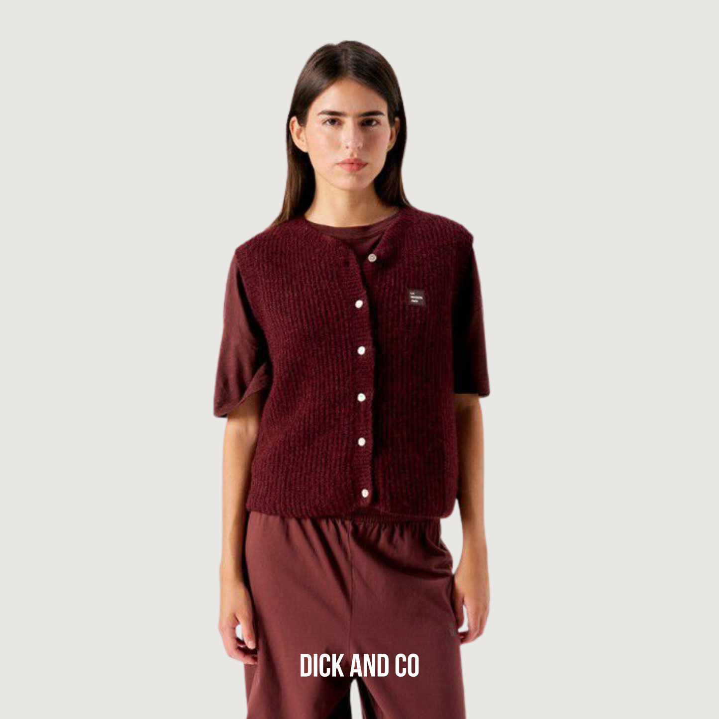 AMERICAN VINTAGE East vest in de kleur rood (| acerola gemêleerd)