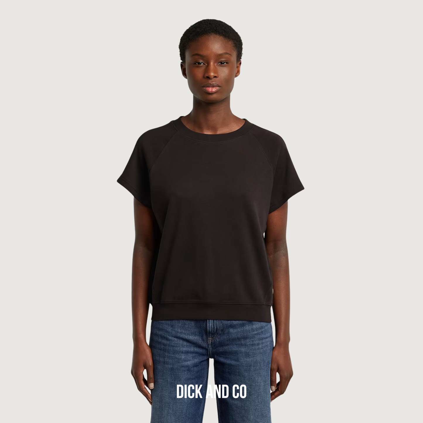 G-STAR Raglan t-shirt in de kleur zwart