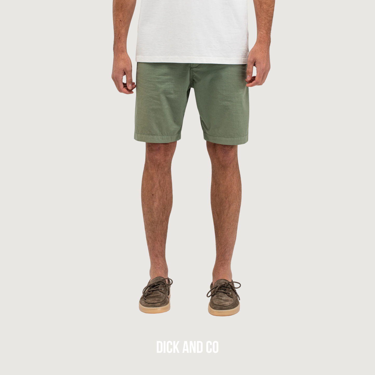 BUTCHER OF BLUE Tristan Chino short in de kleur groen (jade green)