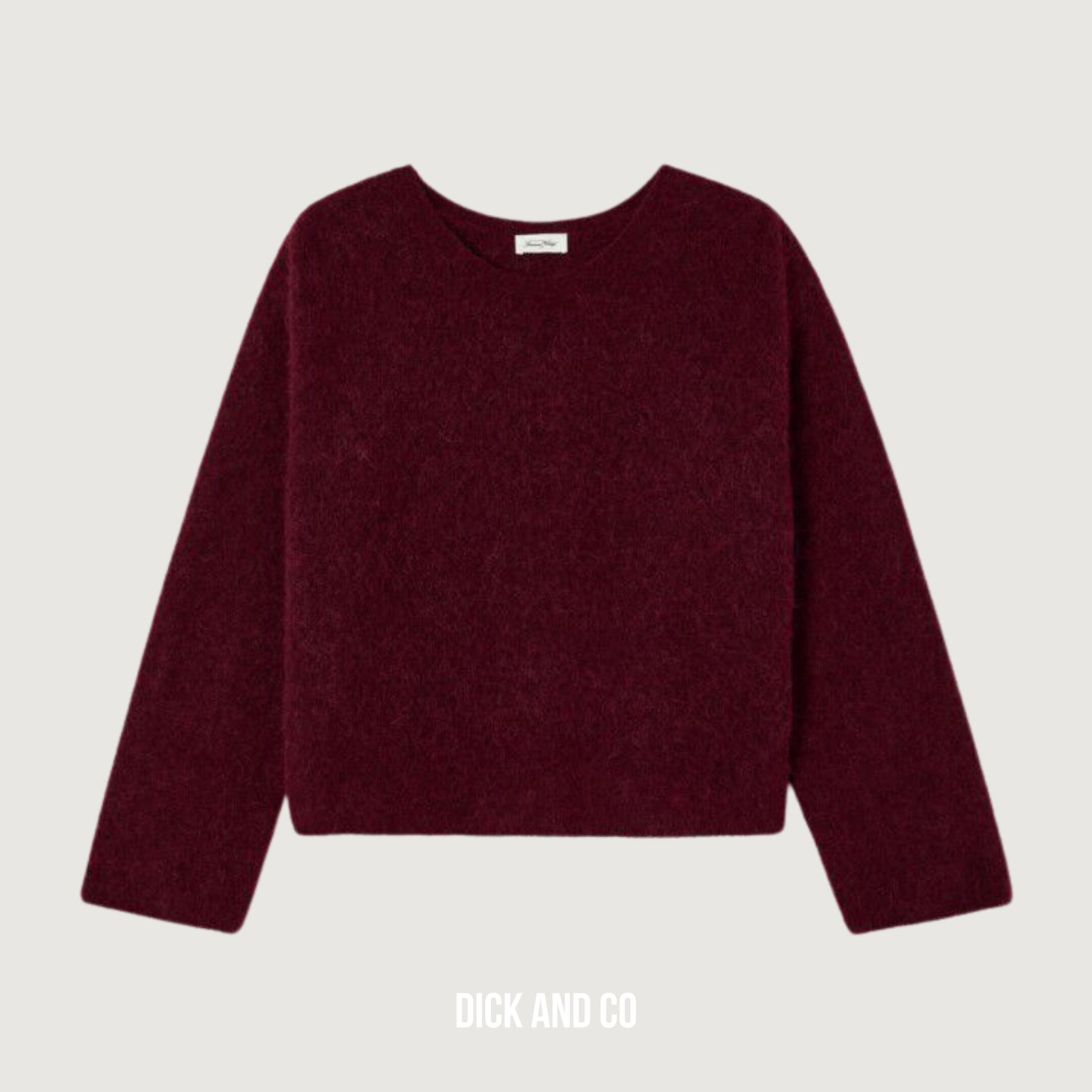 AMERICAN VINTAGE Vitow trui in de kleur rood (china gevlekt)