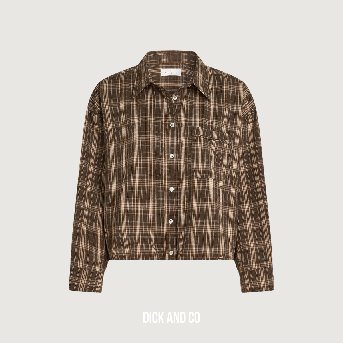 CIRCLE OF TRUST Yana blouse in de kleur bruin (taek)