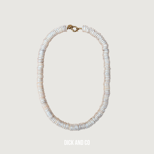 BONNIE STUDIOS Disco Parel Ketting in de kleur wit (white)