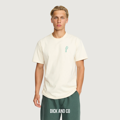 RVLT Printed t-shirt / TEN in de kleur beige (offwhite)