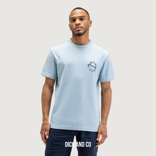 BUTCHER OF BLUE Vintage Hook Loose Tee t-shirt in de kleur blauw (shark blue)