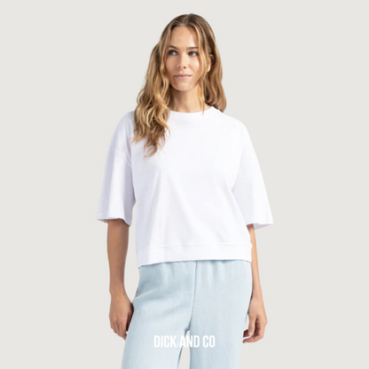 T-shirt gemêleerde textuur (01-109089-506)