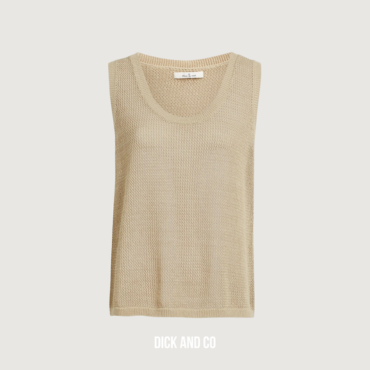 CIRCLE OF TRUST Mia top in de kleur beige (beach days)