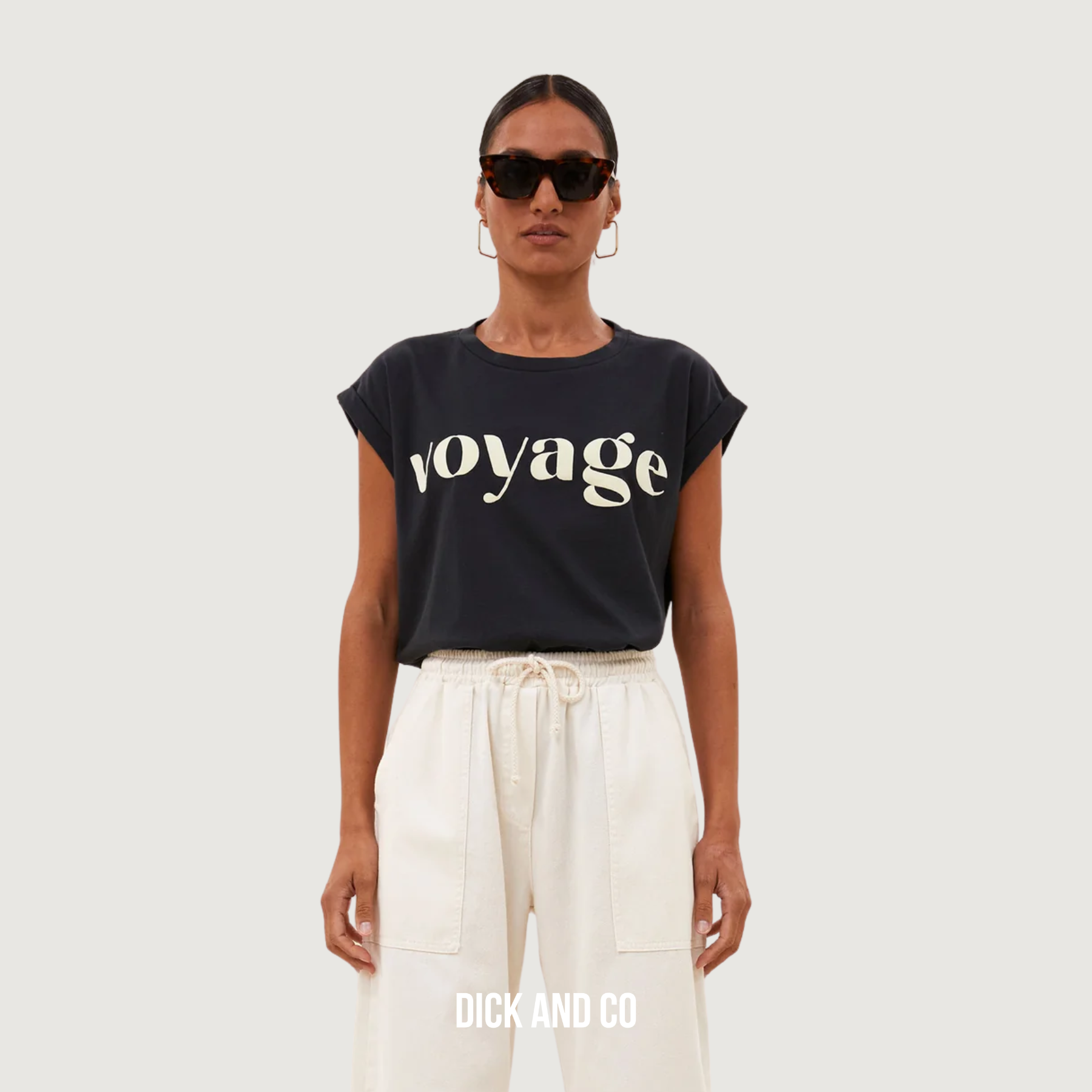 BY-BAR Tobi voyage top in de kleur zwart (jet black)