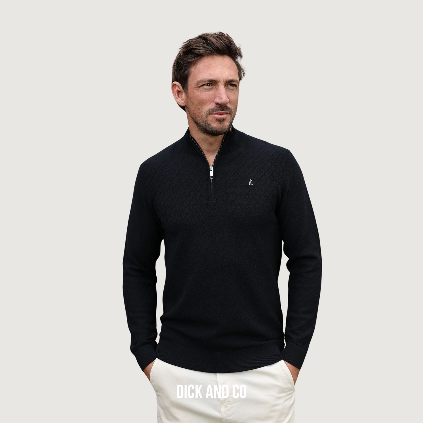 Jumper Crossed Zip