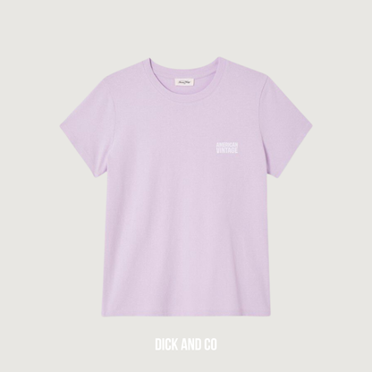 AMERICAN VINTAGE Ykobow t-shirt in de kleur paars (lila)