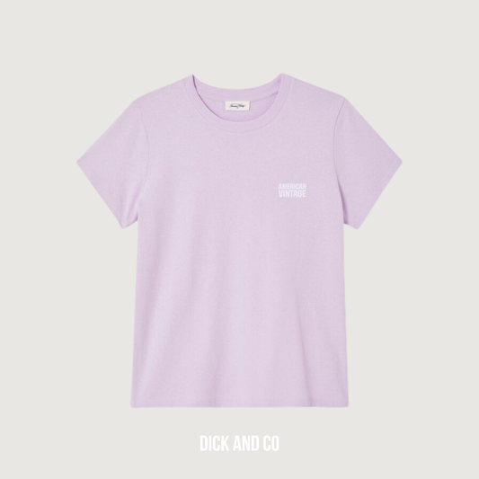 AMERICAN VINTAGE Ykobow t-shirt in de kleur paars (lila)