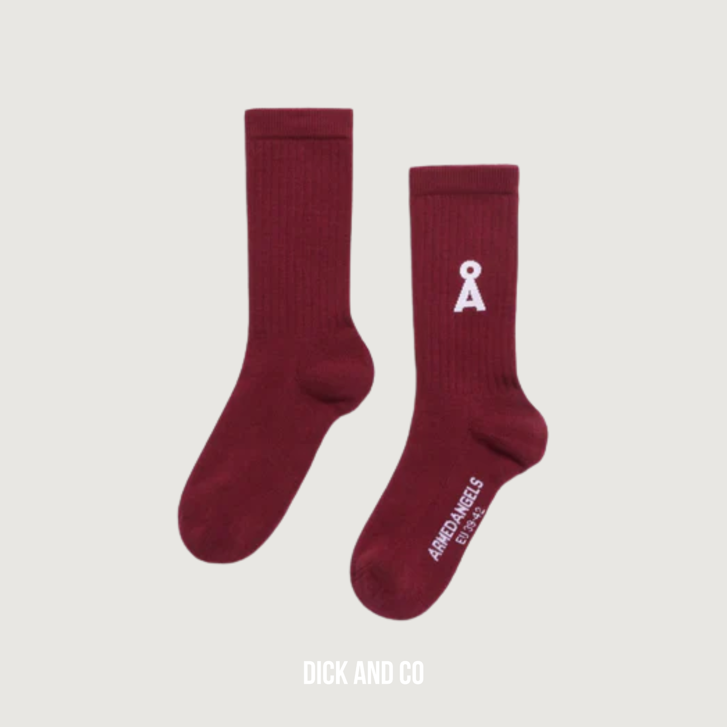 ARMED ANGELS Saamus Bold Sokken accessoires in de kleur rood (velvet red)