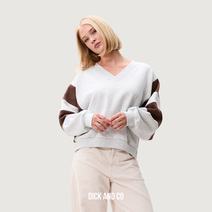Sporty Vneck Sweater