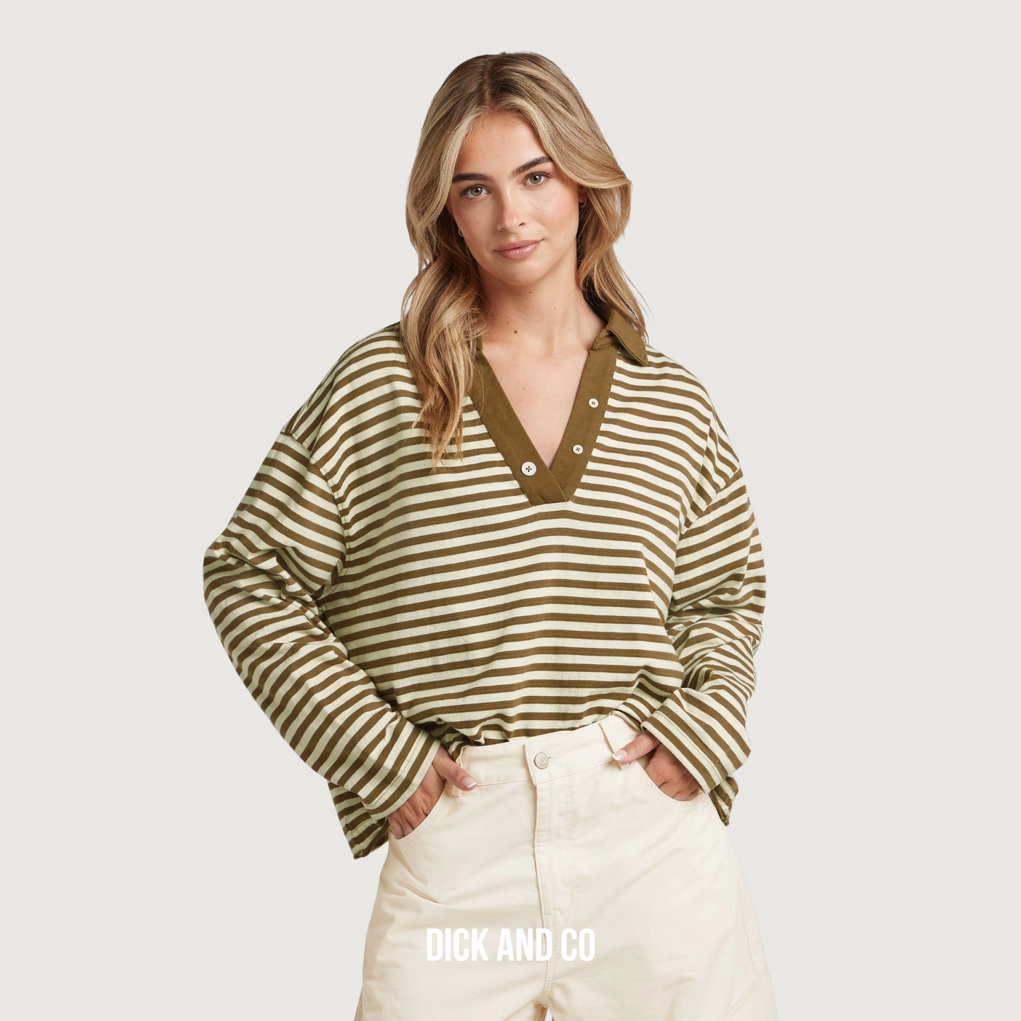 CIRCLE OF TRUST Krista shirt in de kleur beige (teak)