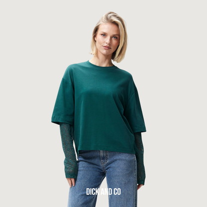 T-shirt met lange kanten mouw