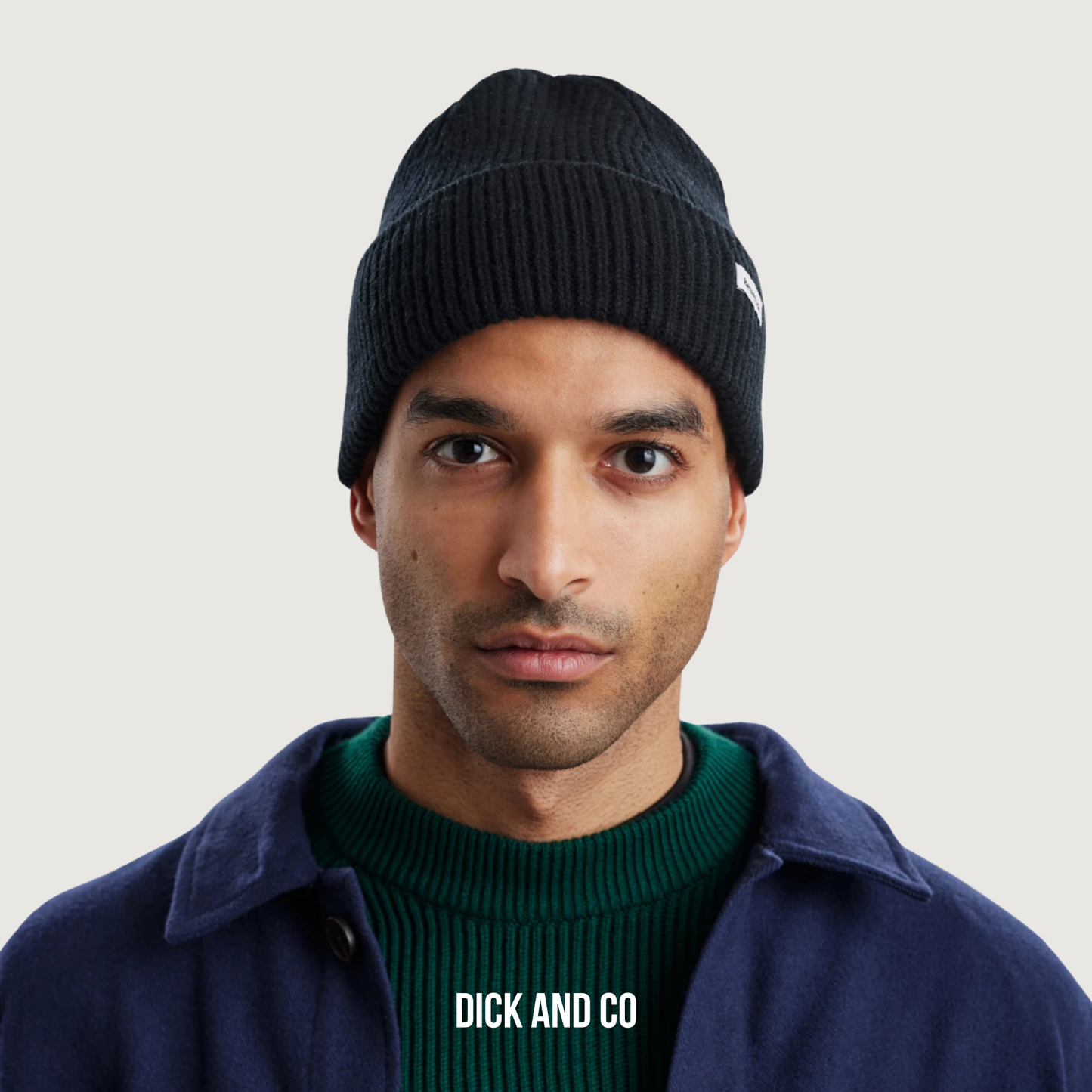 RESTERÖDS Beanie muts in de kleur zwart (black)