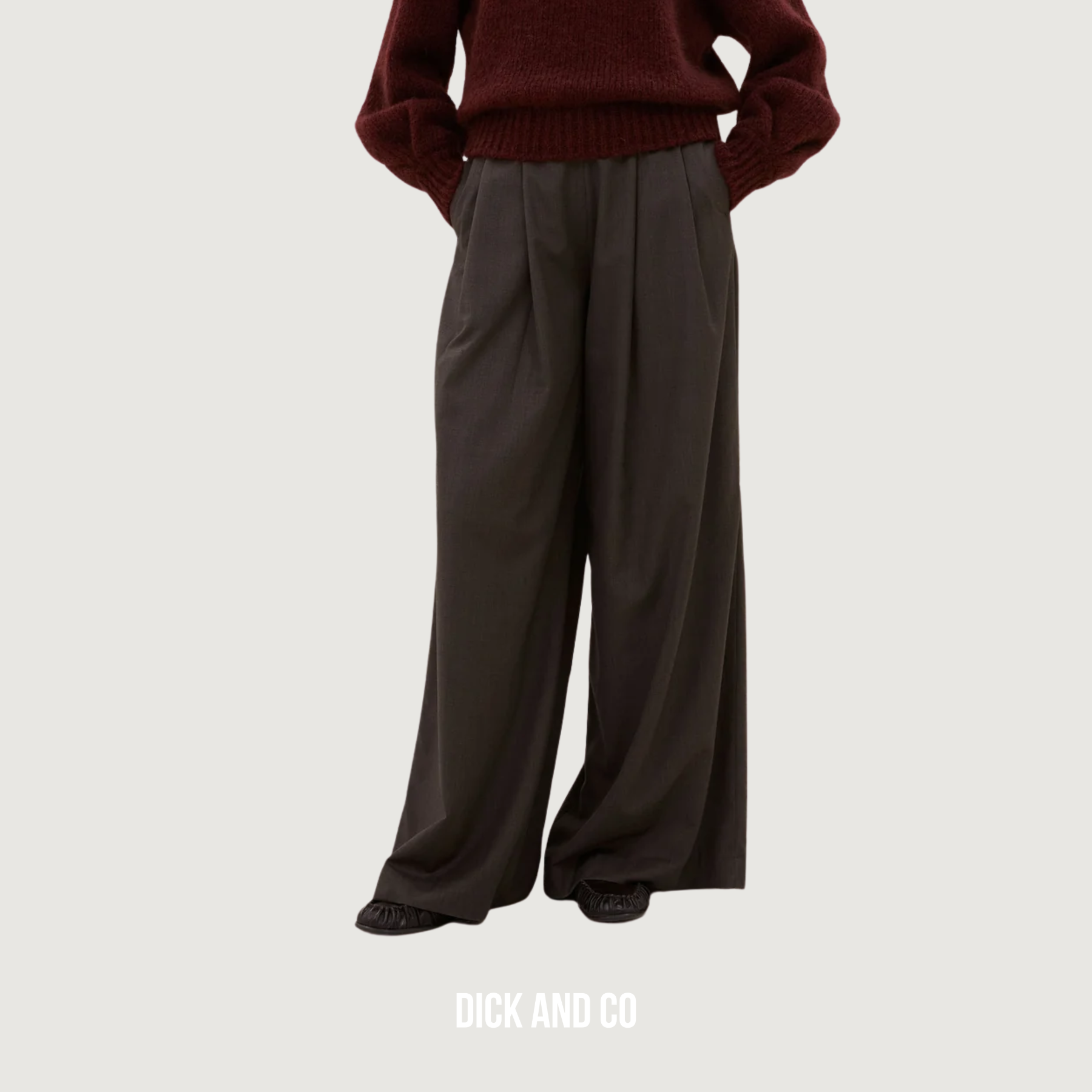 BY-BAR Sef pants broek in de kleur bruin (dark brown)