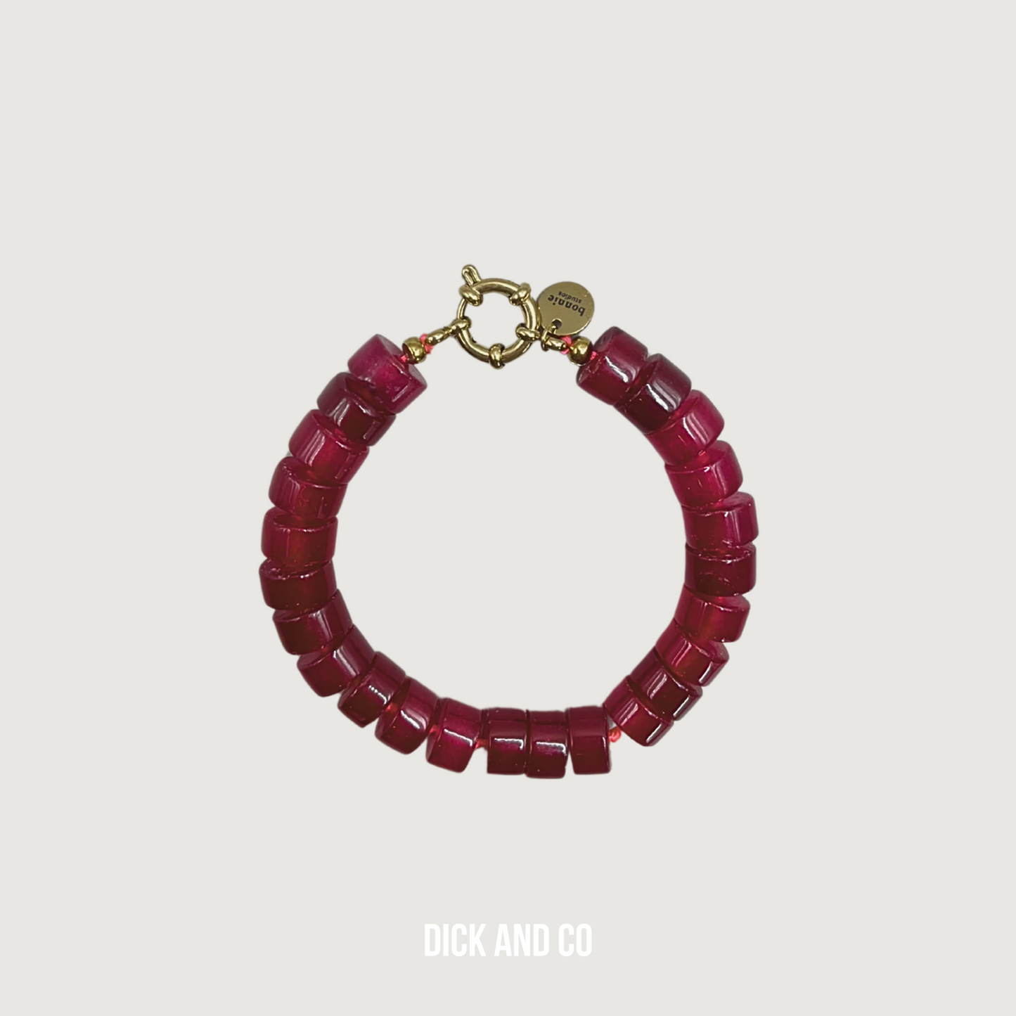 Phil Burgundy armband